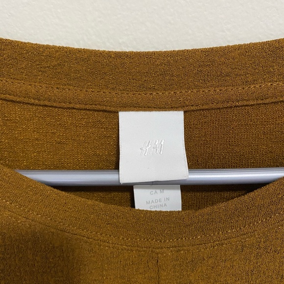 H&M Mustard Brown Blouse - Picture 4 of 5